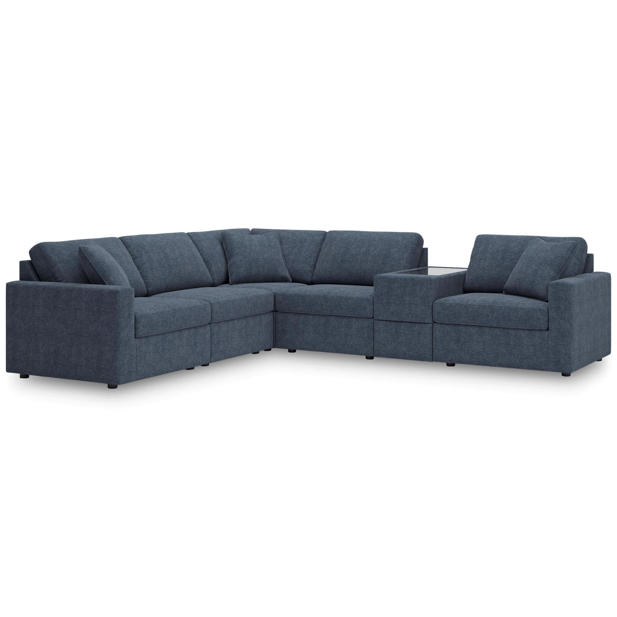 Modmax 6-Piece Sectional with Console Ink