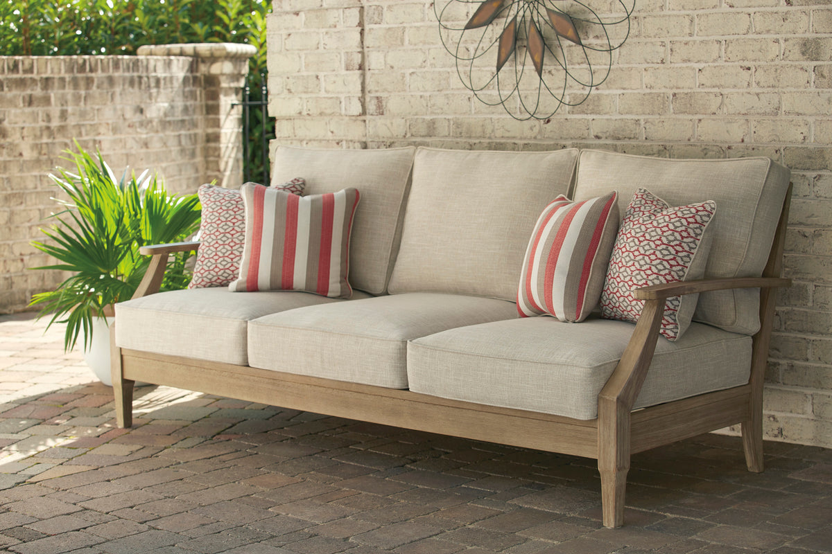 Ashley Clare View Outdoor Patio Sofa with Cushion