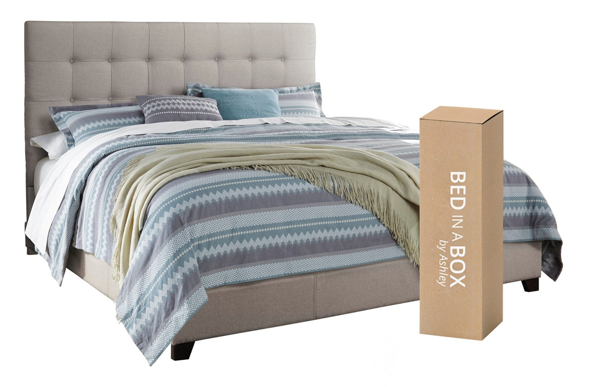 Dolante Queen Upholstered Bed Beige