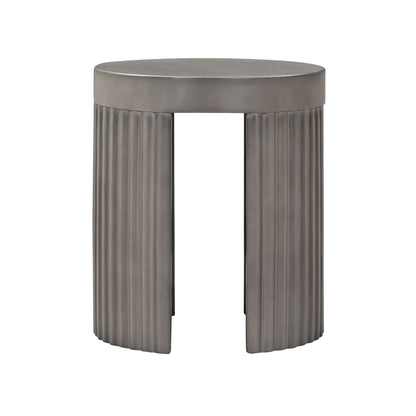 Wave Round Indoor/Outdoor End Table Stool