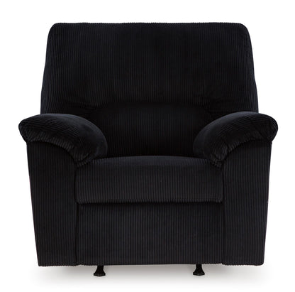 SimpleJoy Rocker Recliner Onyx