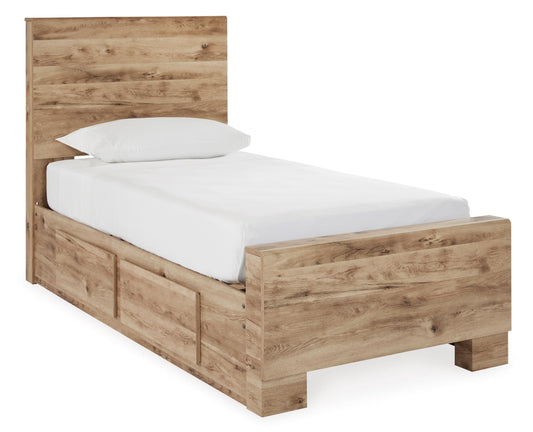 Hyanna Panel Bed with 1 Side Storage Twin