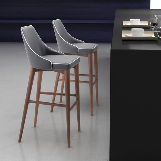 Moor Barstool Dark Gray - alternate view