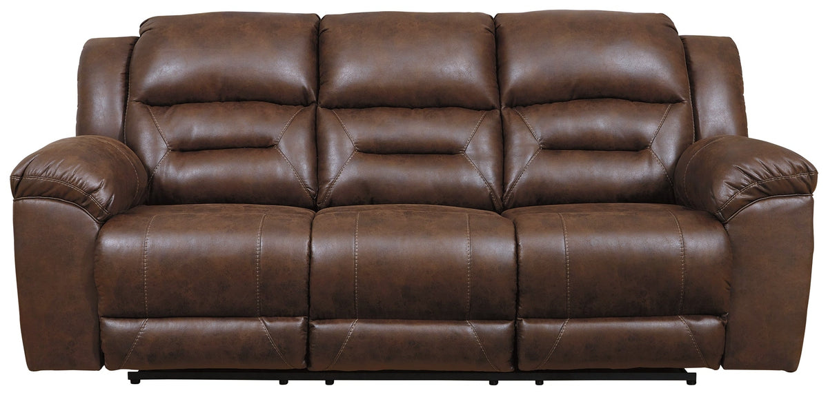 Stoneland Power Reclining Sofa Chocolate