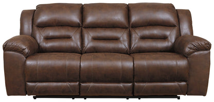 Stoneland Power Reclining Sofa Chocolate