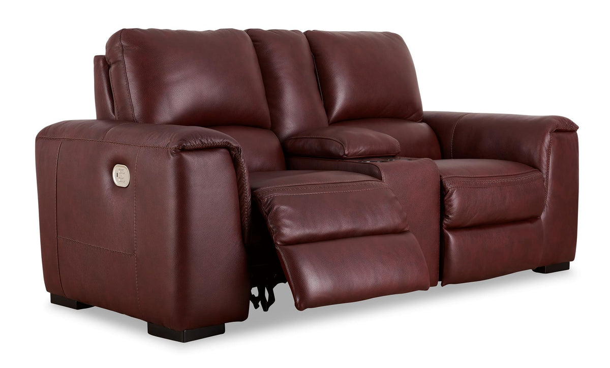 Alessandro Power Reclining Console Loveseat
