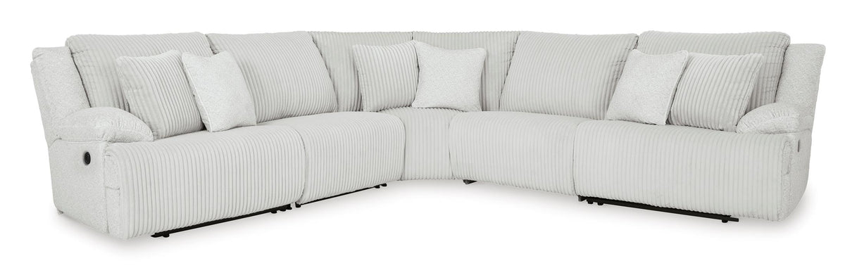 Top Tier 5-Piece Reclining Sectional Alloy