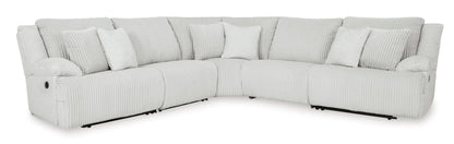 Top Tier 5-Piece Reclining Sectional Alloy