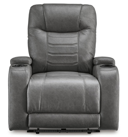 Schooner Rocks Power Recliner Slate