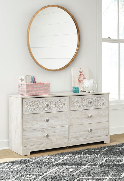 Paxberry 6 Drawer 53" Dresser