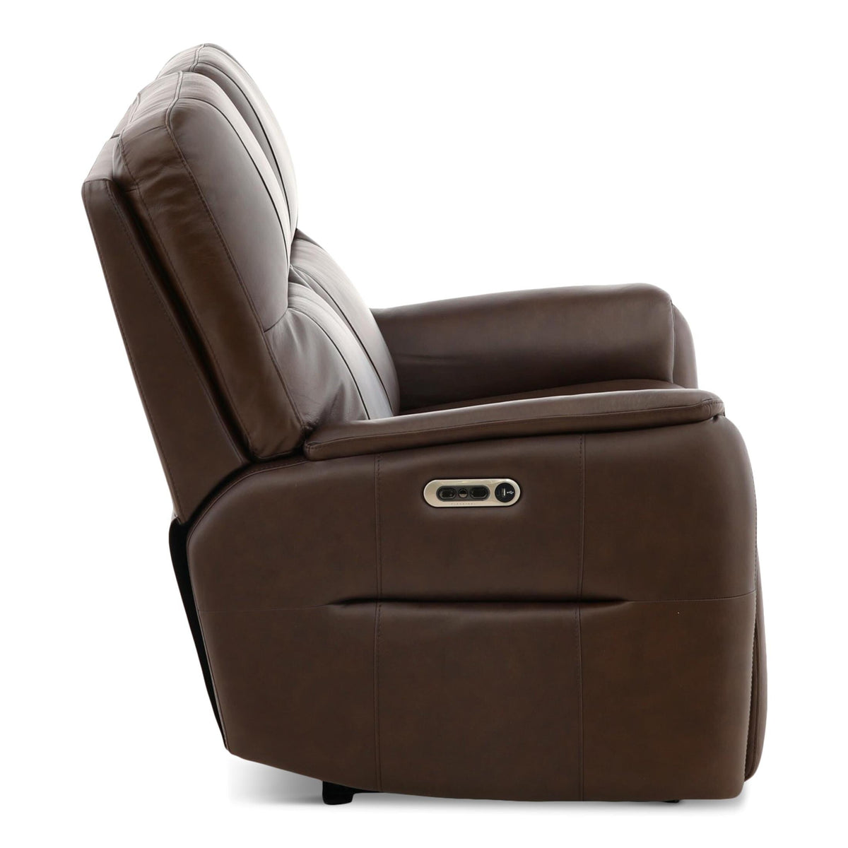 Flexsteel Walker Leather Power Reclining Loveseat
