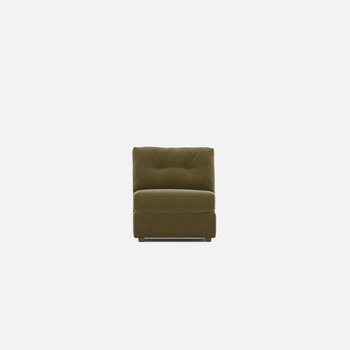 Modular One Armless Chair Moss
