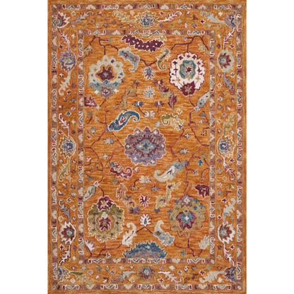 Padma Orange/Multi-Colored Rug