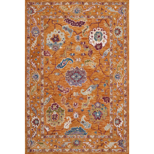 Padma Orange/Multi-Colored Rug