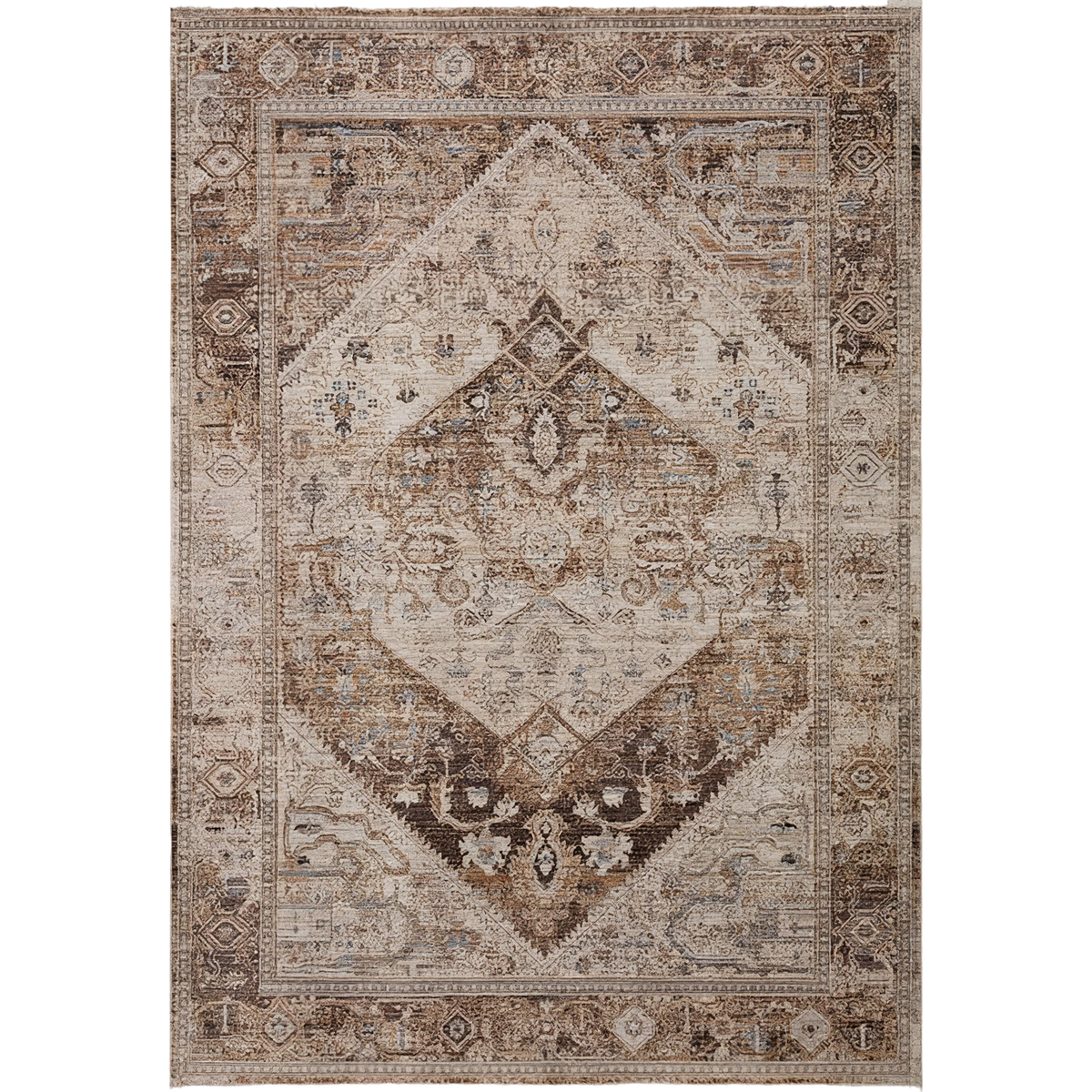 Lyra Natural/Mocha Rug 9'3" x 13'