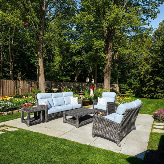 Grand Stafford Outdoor Patio Sofa - alternate view